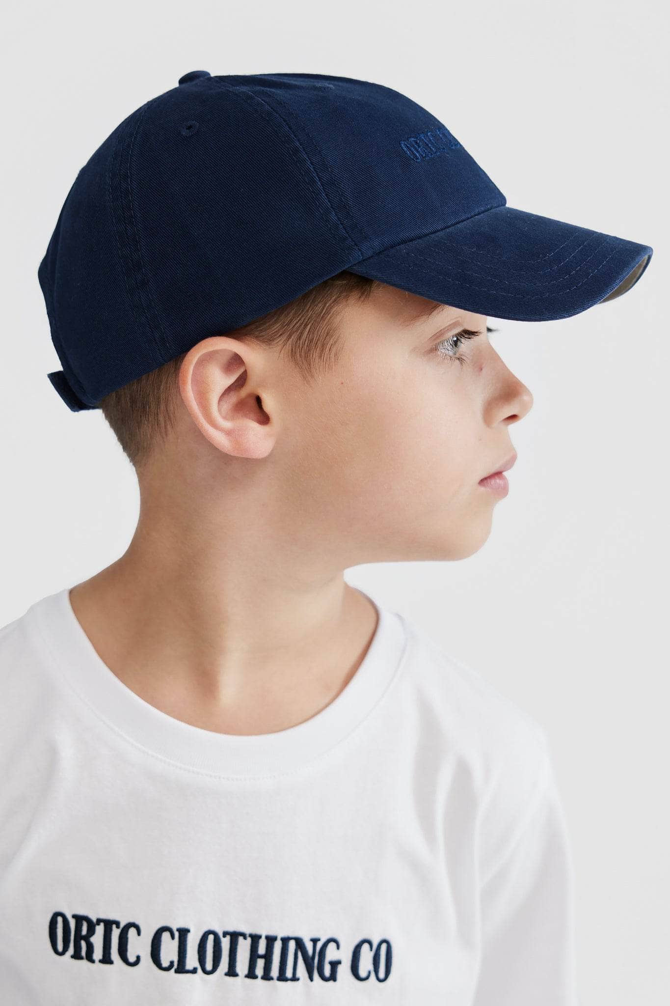 Classic Logo Cap Navy Jnr - Image 3