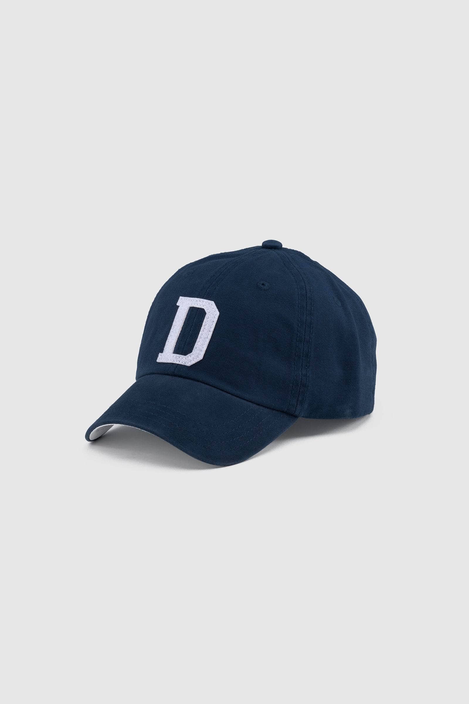 Jnr Letter Cap Navy - Image 6