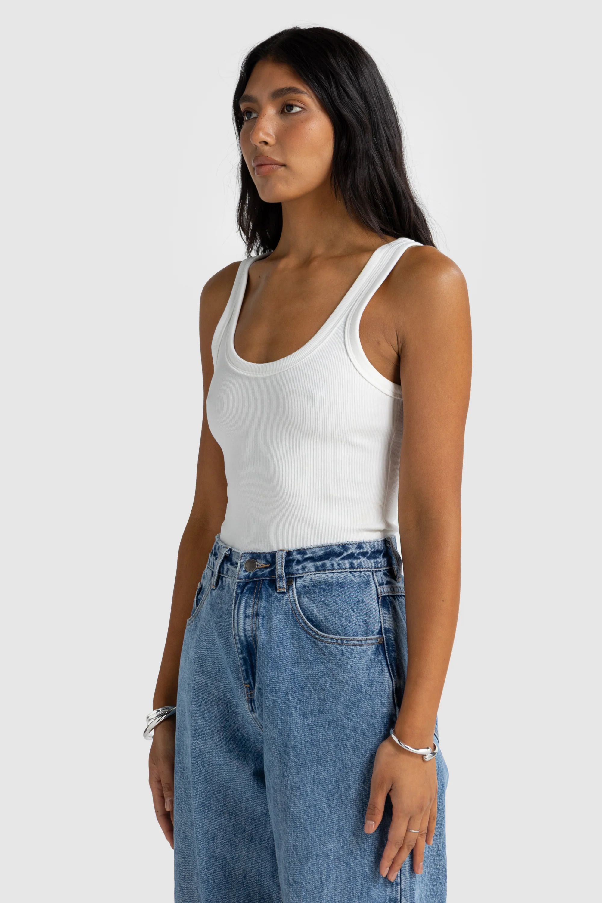 Sunday Scoop Tank White - Image 2